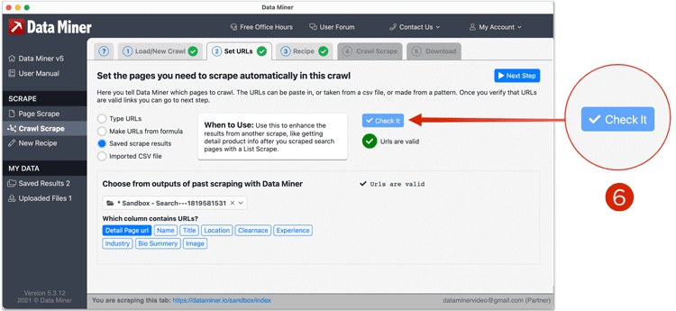 How to crawl and scrape a website | Data Miner