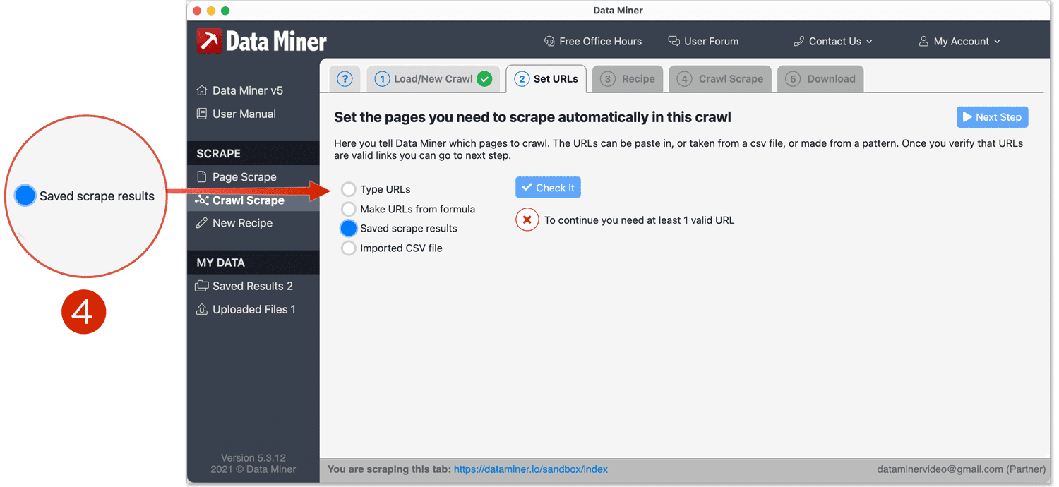 How to crawl and scrape a website | Data Miner